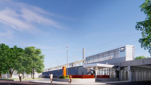 Design for 147th St Sibley Station